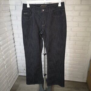 Riders by Lee Ladies Size 16 Zipper & Button Closure Black Premium Jeans